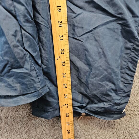 Le Coq Sportif Track Pants Mens Medium Blue Warm Up‎ Windbreaker Pant Ankle Zip - Picture 6 of 11